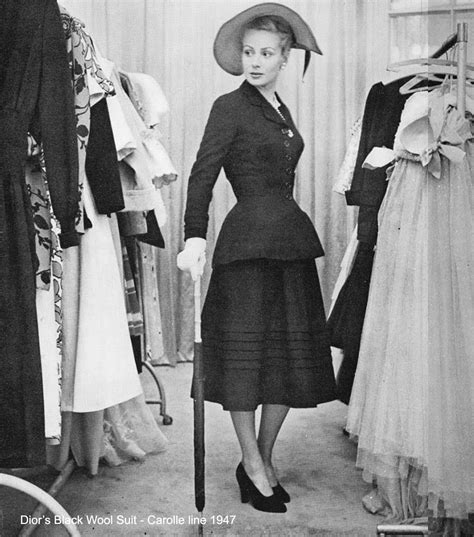 dior fashion 1948|christian Dior 1947 fashion style.